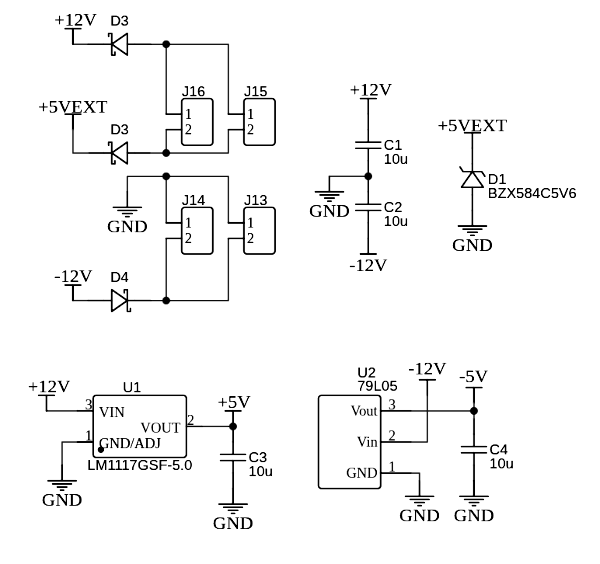Power schematic example